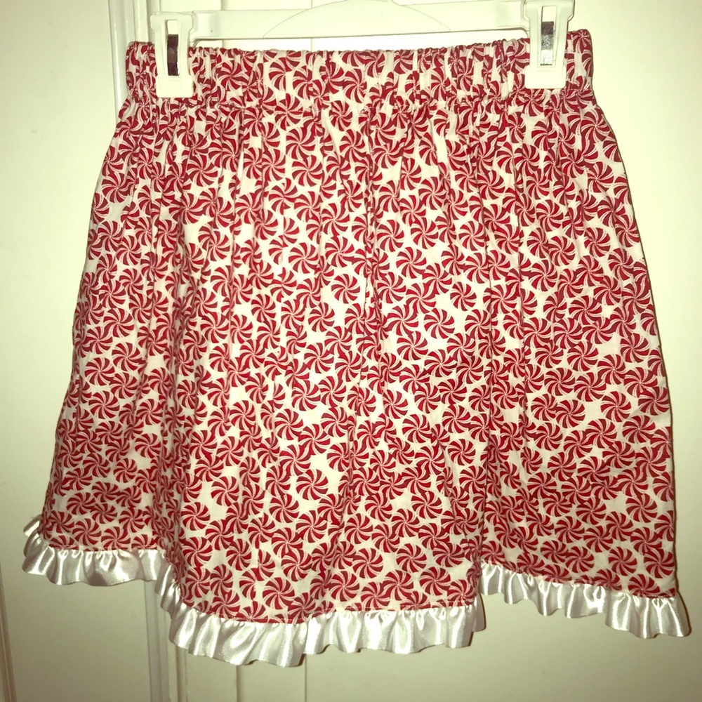 Darling Peppermint Holiday Skirt